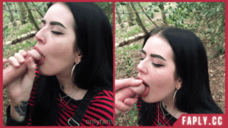 lydiagh0st outdoor blowjob